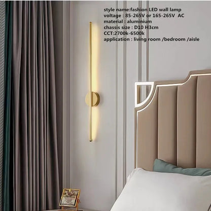 DecorBites™ Linear Tube LED Wall Lamp for Modern Interior Decor
