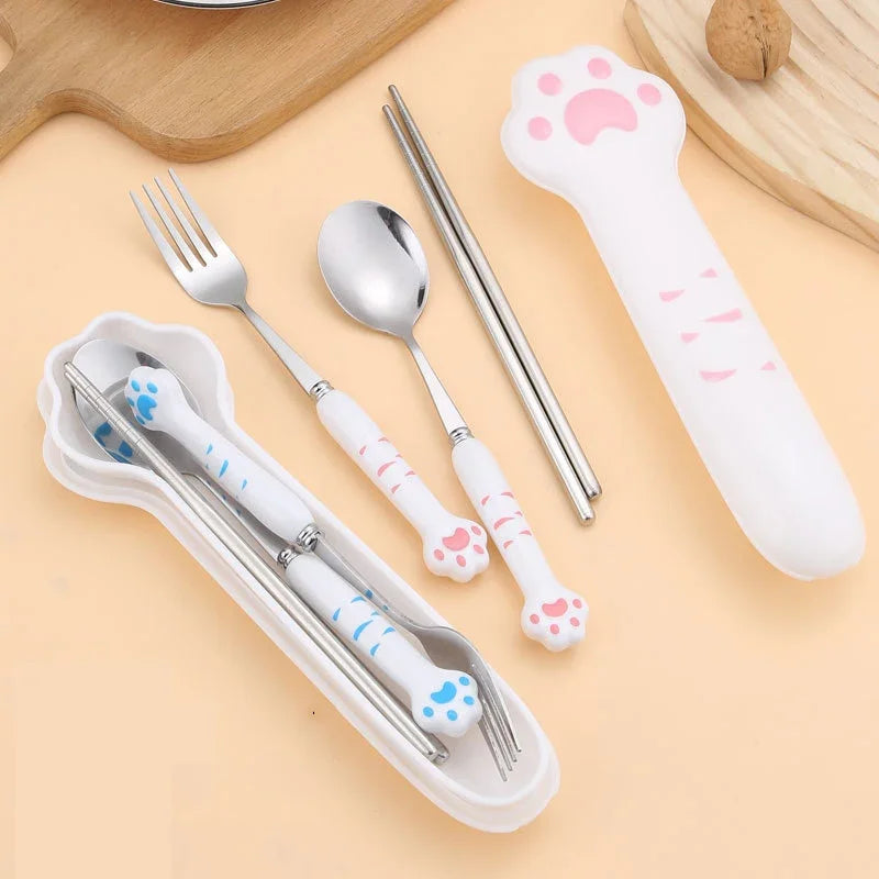 Metal Cartoon Cutlery Set