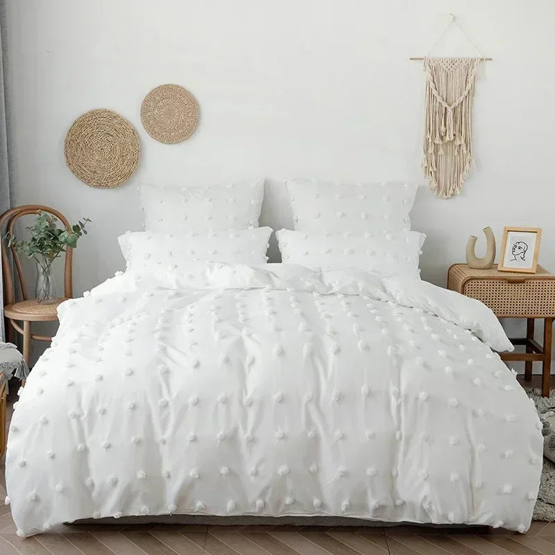 DecorBites™ Furball King Size Quilt Cover Set - High Quality Queen 200x200 Double Bedding