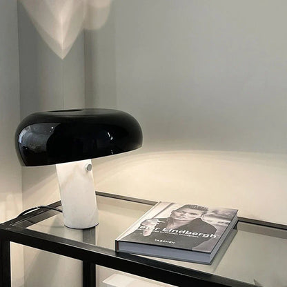 DecorBites™ Designer Mushroom Lamp: Nordic Marble Table Lamp for Villa Study Room Indoor Lighting