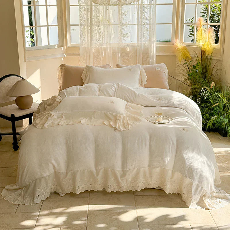 Cotton Wedding Bedding Set