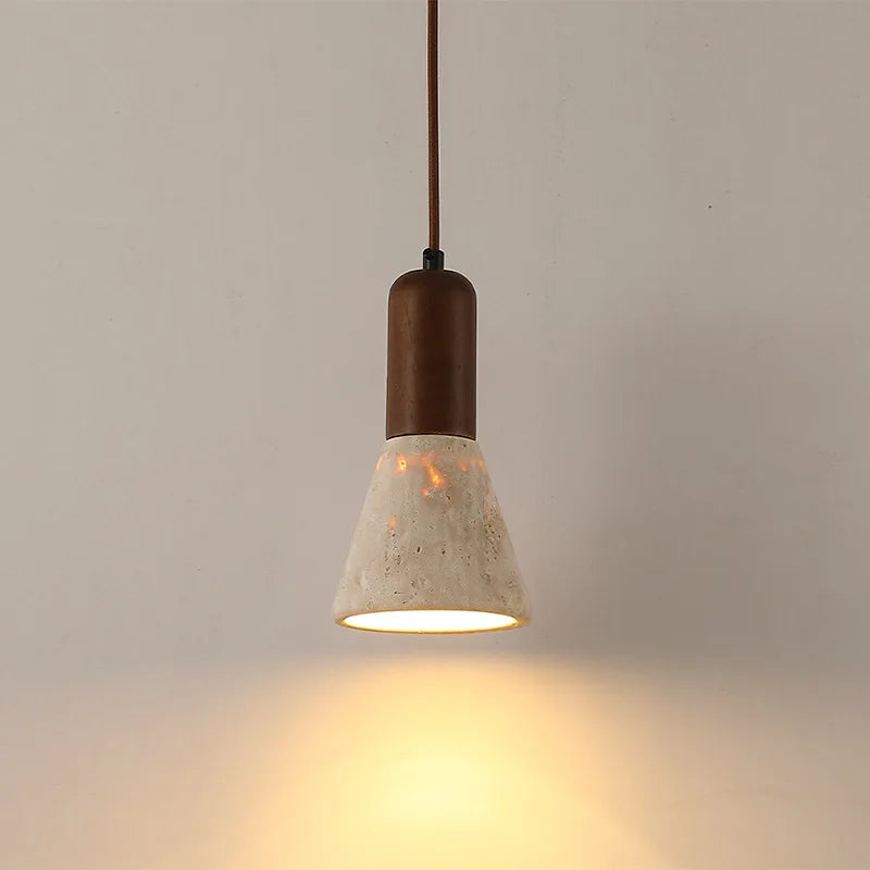 Travertine Wabi Sabi Lamp