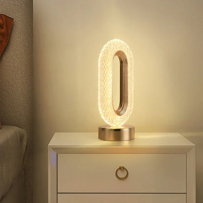 DecorBites™ Crystal LED Table Lamp with Touch Control and Remote for Bedroom and Living Room