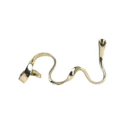 DecorBites™ Geometric Gold Candlestick Holder Centerpiece