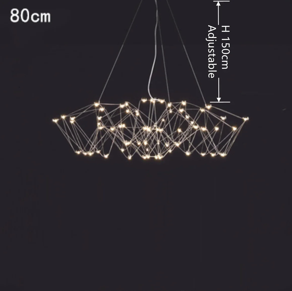 DecorBites™ Cube Light: Modern Creative LED Pendant Lamp for Living Room and Restaurant