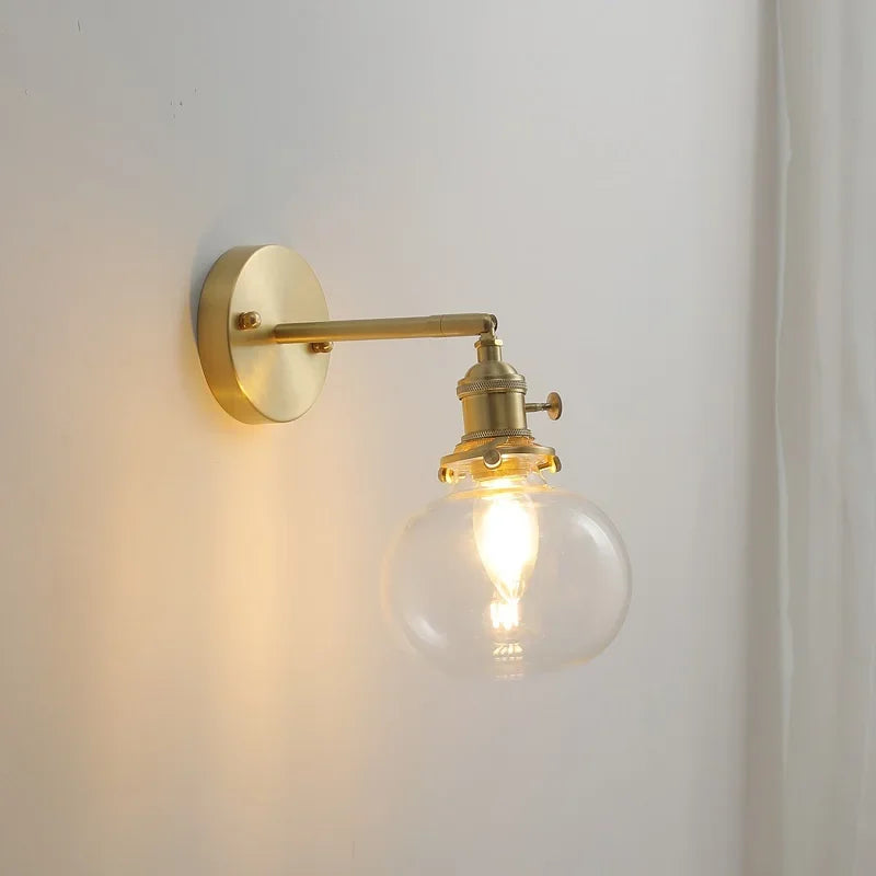 DecorBites™ Glass Ball Wall Sconce Modern Wandlamp Stair Light for Bedroom Bathroom Mirror
