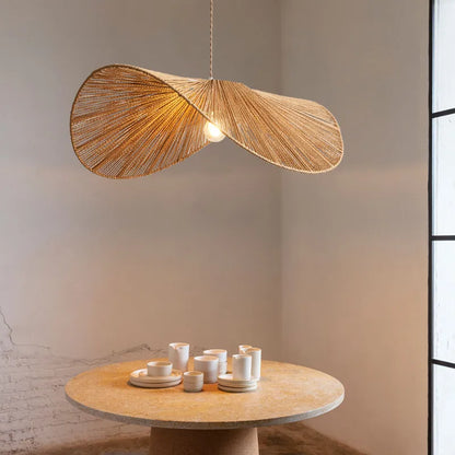 DecorBites™ Handmade Rattan Rope Vertigo Woven Pendant Lamp for Home and Hospitality