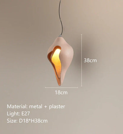 DecorBites™ Conch Chandelier: Creative Design Pendant Light for Restaurant, Bar, Bedroom Decor