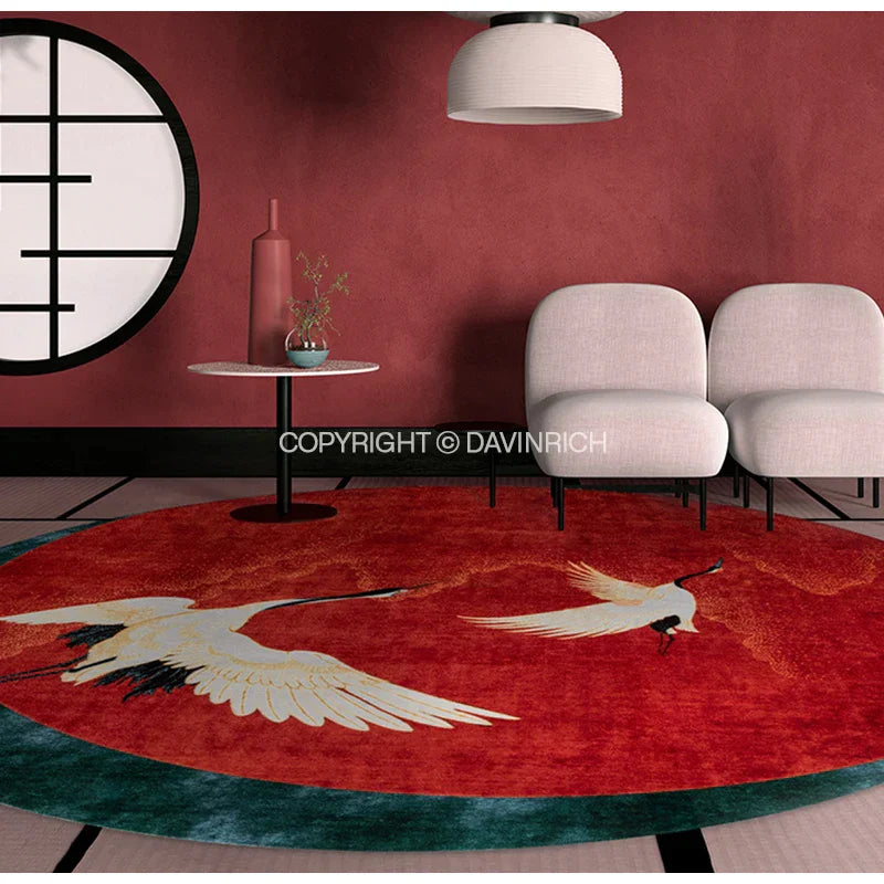 Plush Cranes Carpet