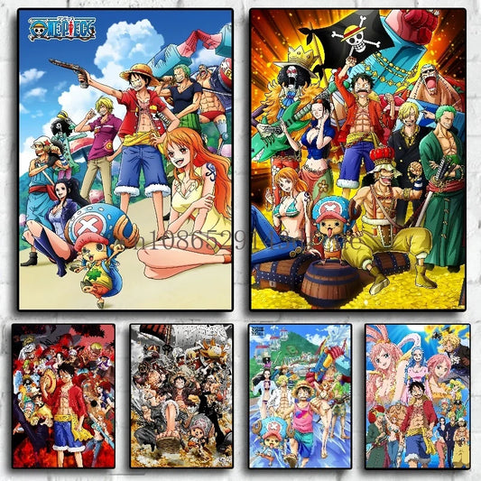 Anime One Piece Canvas Wall Art
