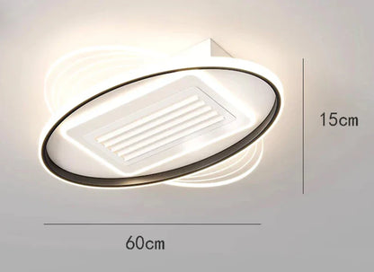 DecorBites™ Kids Bedroom Ceiling Fan with Remote Control & Light - Modern Bladeless LED Fan