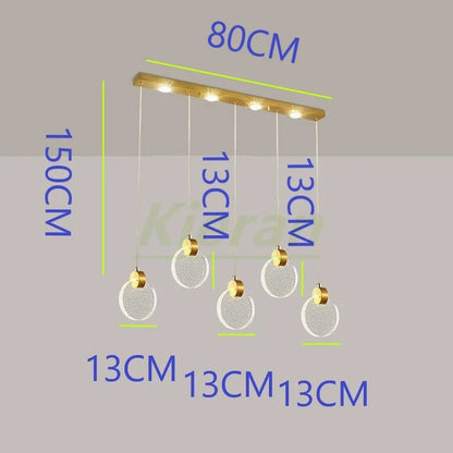 DecorBites™ Crystal LED Chandelier: Modern 5head Highlight for Bedroom, Bar, Study Room Decor