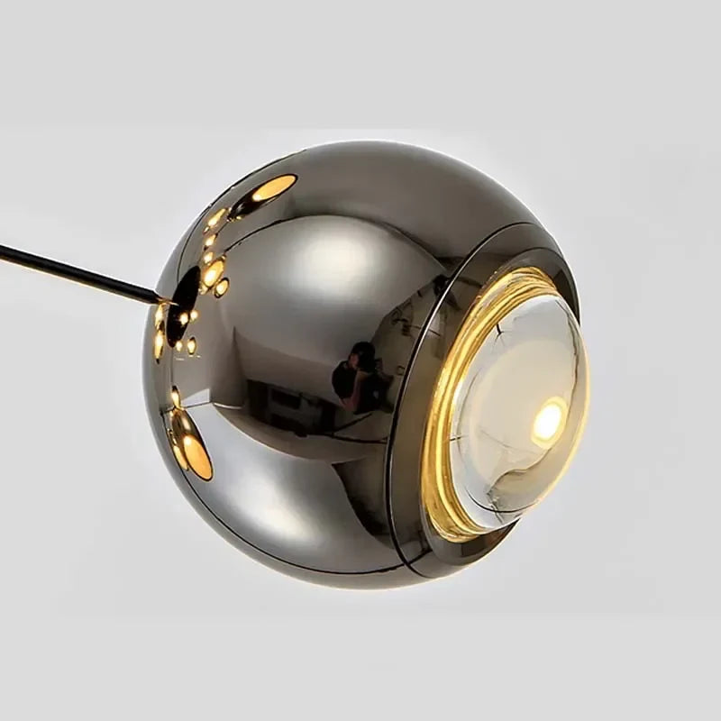 Gold Ball Crystal Chandelier