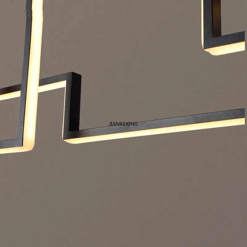 DecorBites™ LED Ceiling Chandelier Dimmable for Dining Room Kitchen Bar Pendant Lamp