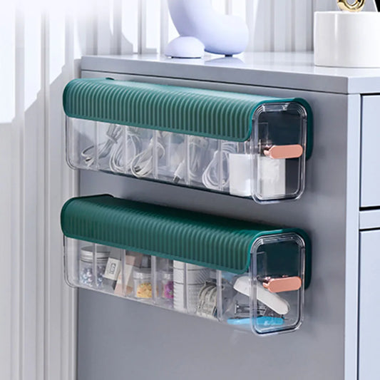 DecorBites™ Data Cable Organizer Box: Dustproof Wire Manager for Charging & Storage