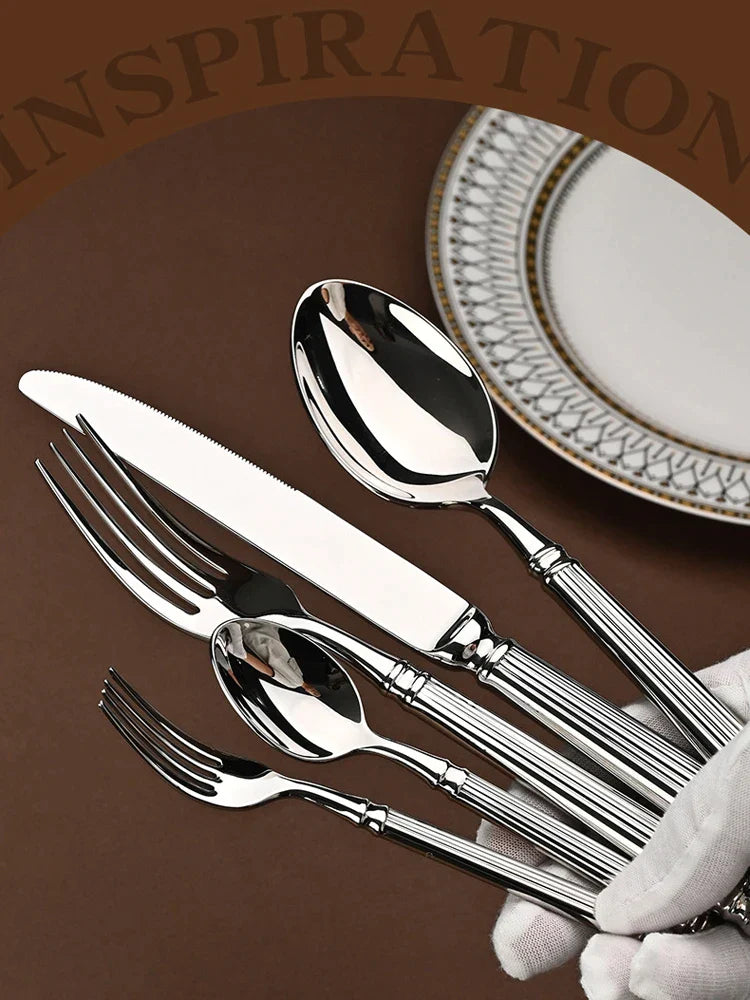 Gold Stainless Flatware Set