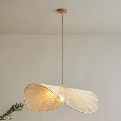 DecorBites™ Handmade Rattan Rope Vertigo Woven Pendant Lamp for Home and Hospitality