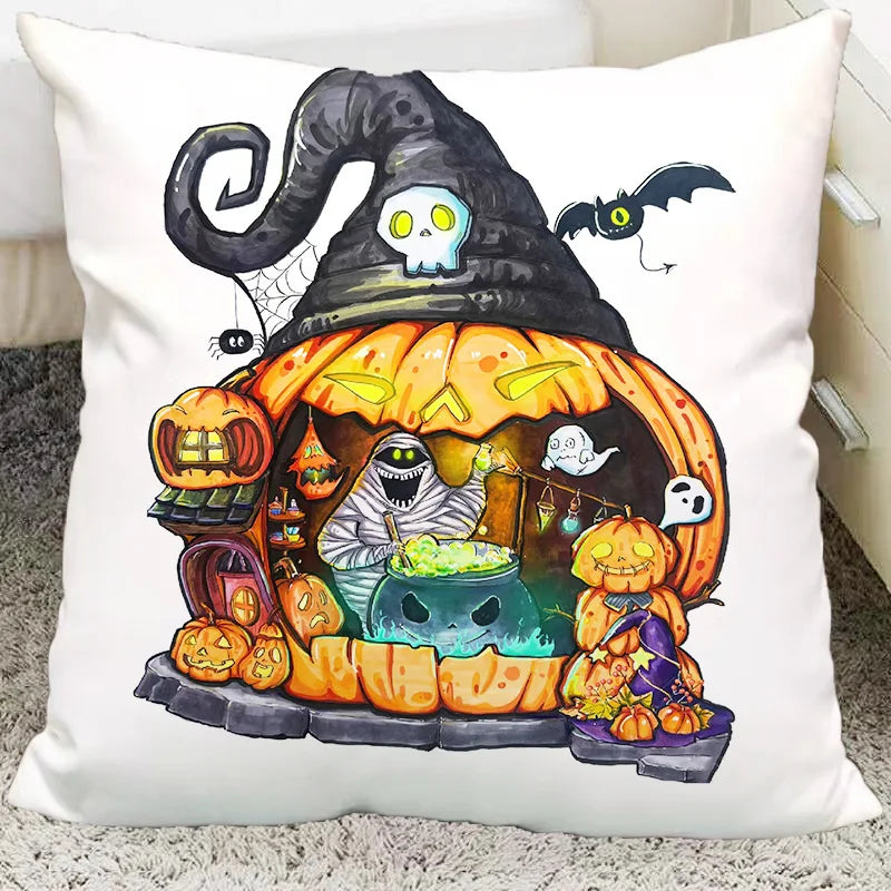 Plush Halloween Cartoon Pillow