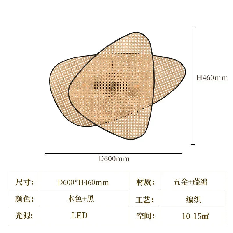 Rattan Wabi Sabi Floor Lamp