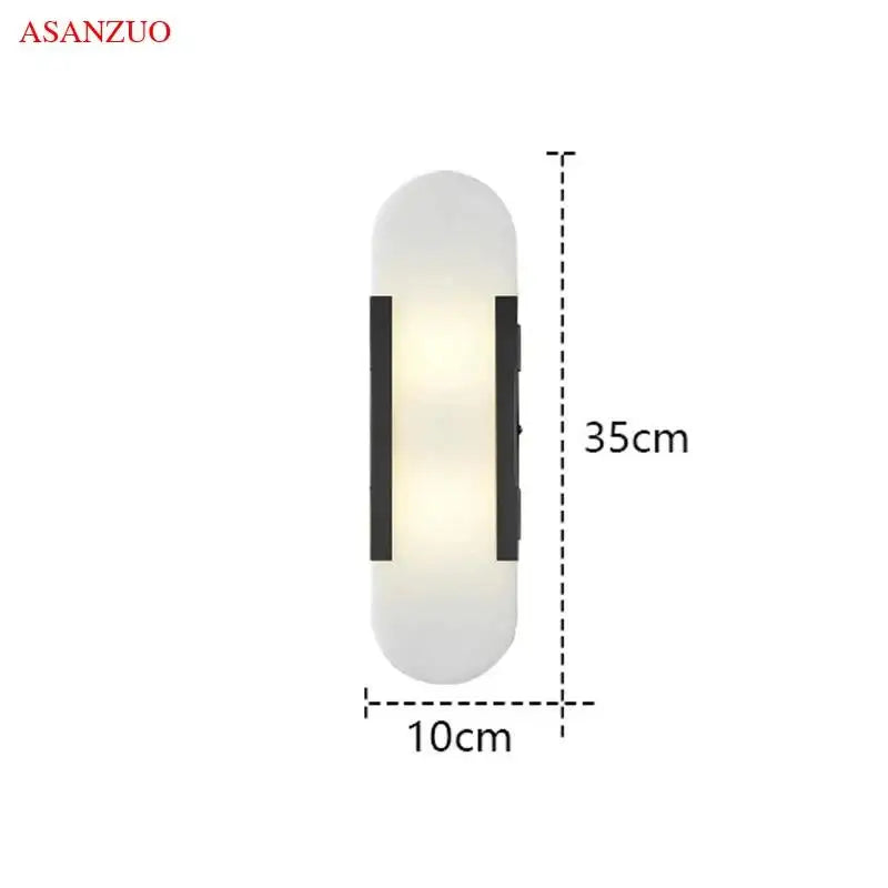 Stone Jade Wall Sconce
