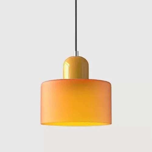 Vintage Stained Glass Mini Pendant Light