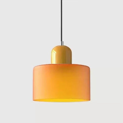 Vintage Stained Glass Mini Pendant Light