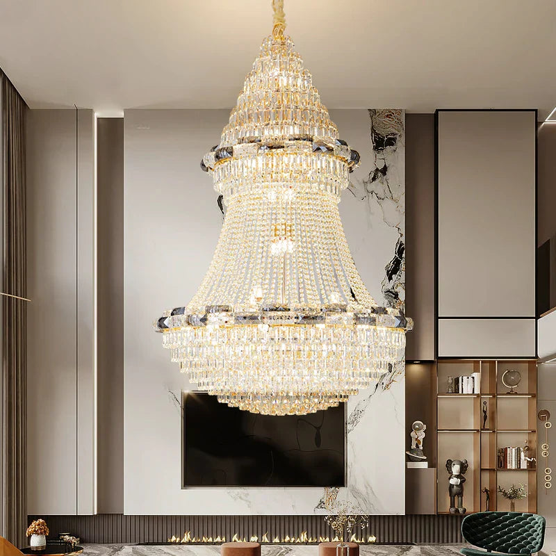 DecorBites™ Light Luxury Crystal Chandelier - Post-modern Bedroom Dining Room Living Room Elegant Design