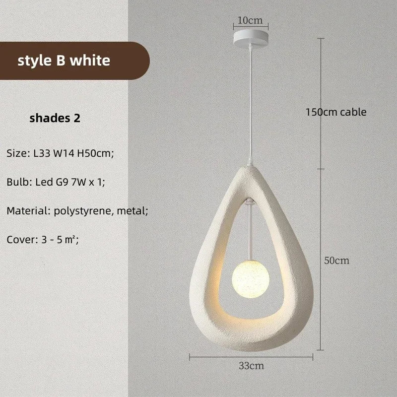 Chrome Nordic Pendant Light Gray Shade Dining