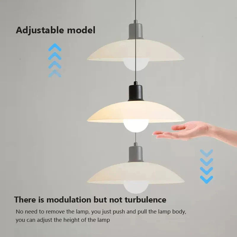 Black LED Minimalist Chandelier