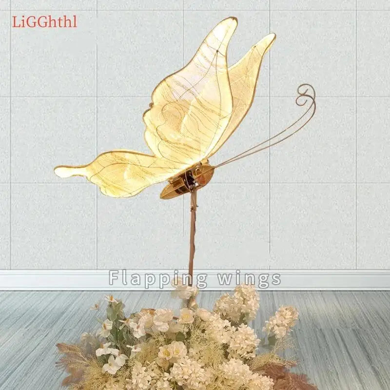 Lace Butterfly Hanging Lamp