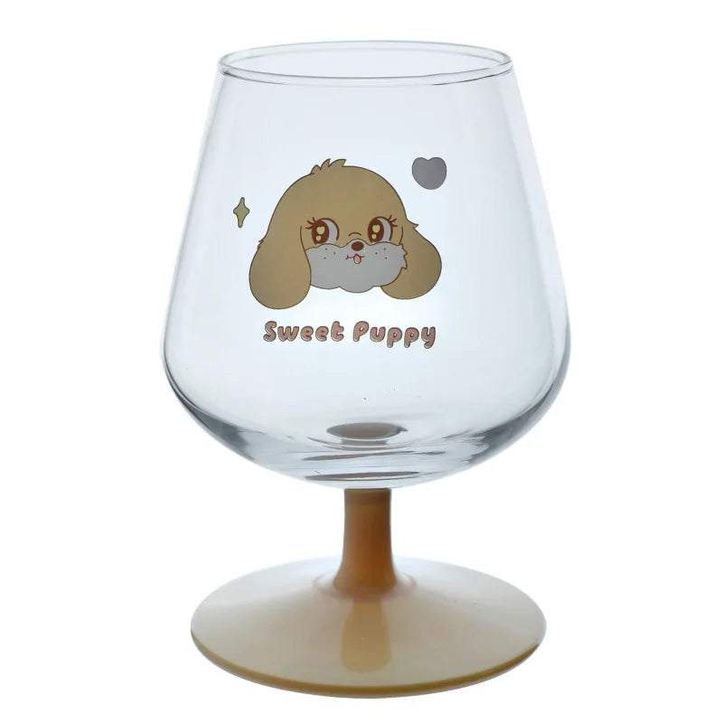 Glass Rabbit Juice Goblet