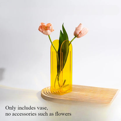 Acrylic Vase Transparent Decoration
