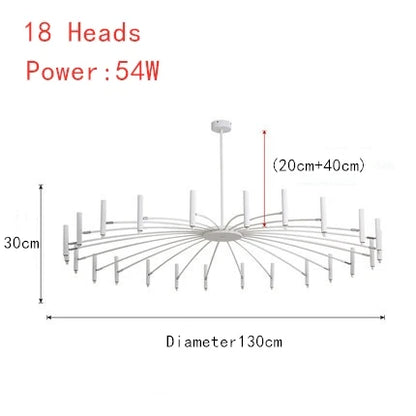 DecorBites™ Gypsophila LED Ceiling Pendant Lamp for Indoor Living Dining Bedroom Lighting