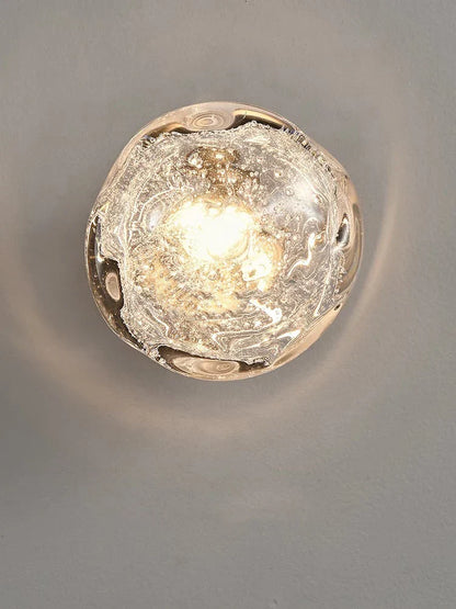 DecorBites™ Crystal Glass Wall Sconce Lamps for Stylish Living Room and Bedroom Lighting