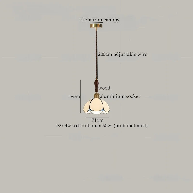 Green Vintage Pendant Light