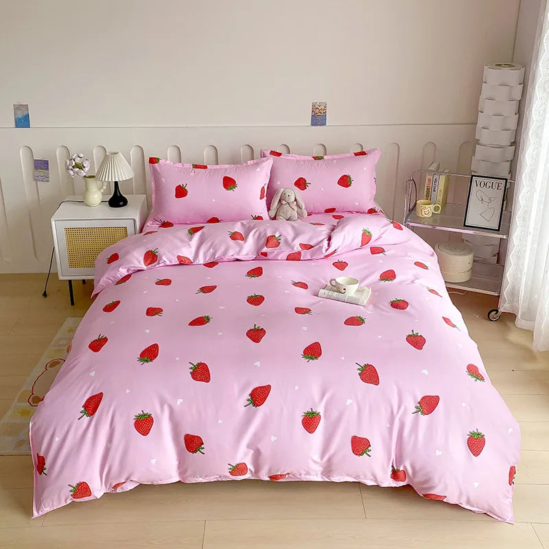 DecorBites™ Leopard Print Soft Bedding Set Duvet Cover Kit - High Quality, Skin Friendly, Comfortable