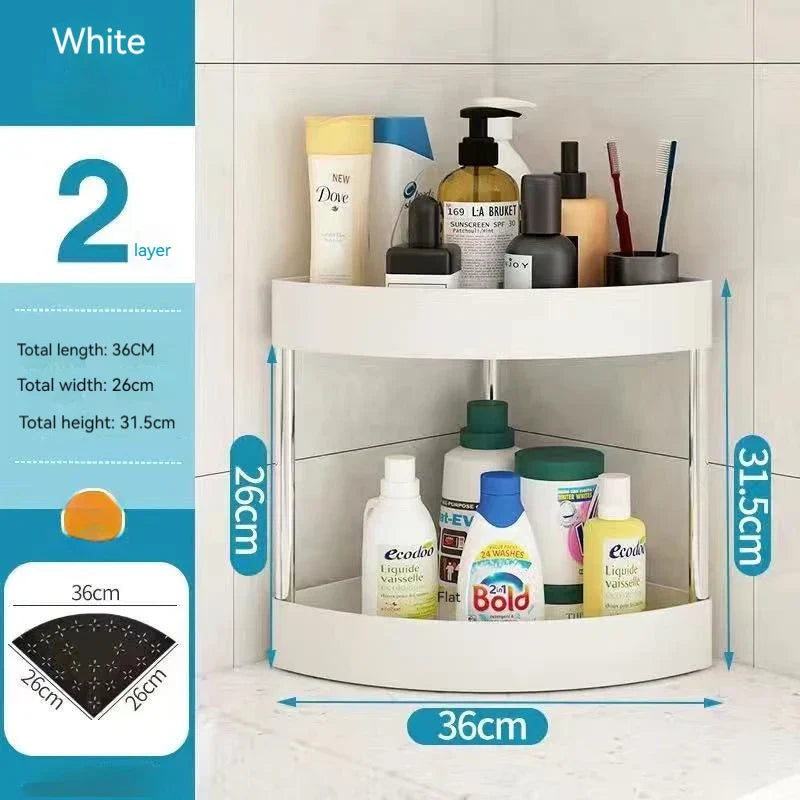 DecorBites™ 5-Tier Rolling Cart Storage Rack for Kitchen & Bathroom Organizing
