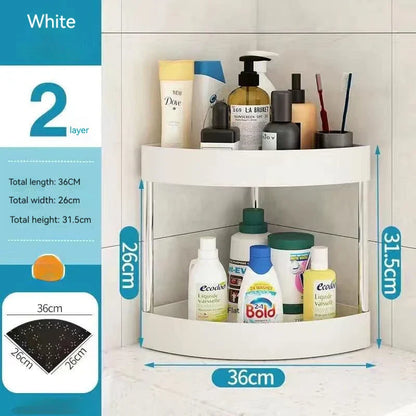 DecorBites™ 5-Tier Rolling Cart Storage Rack for Kitchen & Bathroom Organizing