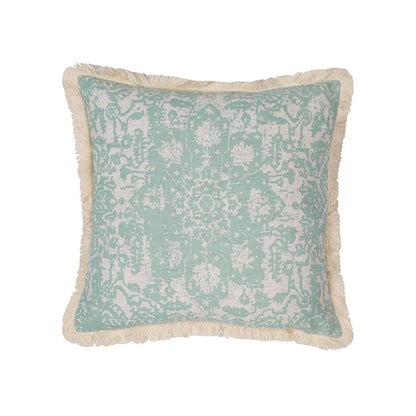 DecorBites™ Cotton Crochet Tassel Cushion Cover for Sofa Lumbar Backrest Home Decor