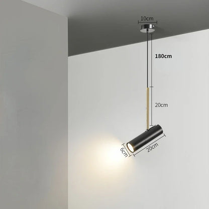 Rotatable Metal Spotlight Pendant Light