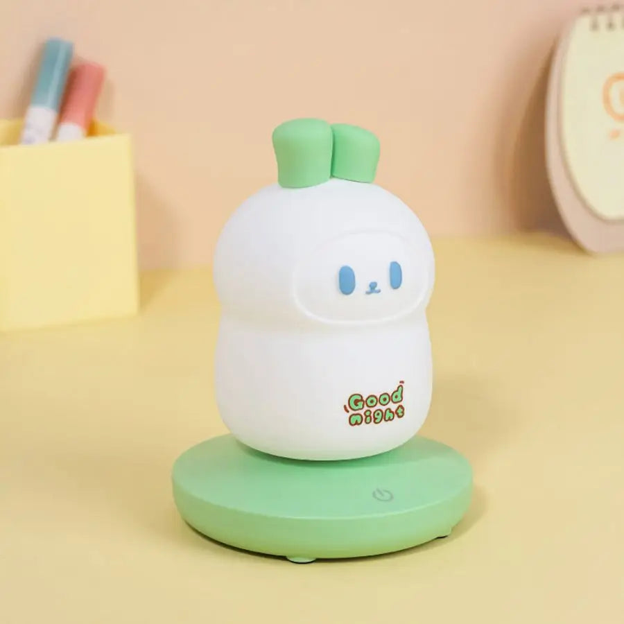 DecorBites™ Kids' Animal Silicone Night Light - Touch Sensor, Dimmable, Rechargeable