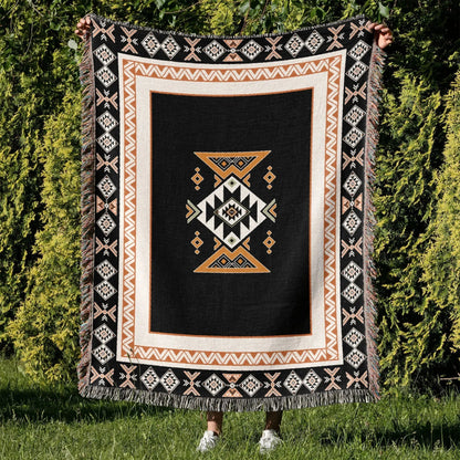 DecorBites™ Cozy Nordic Camping Blanket and Sofa Cover – Boho Outdoor Line Blanket for Home and Hotel Decor