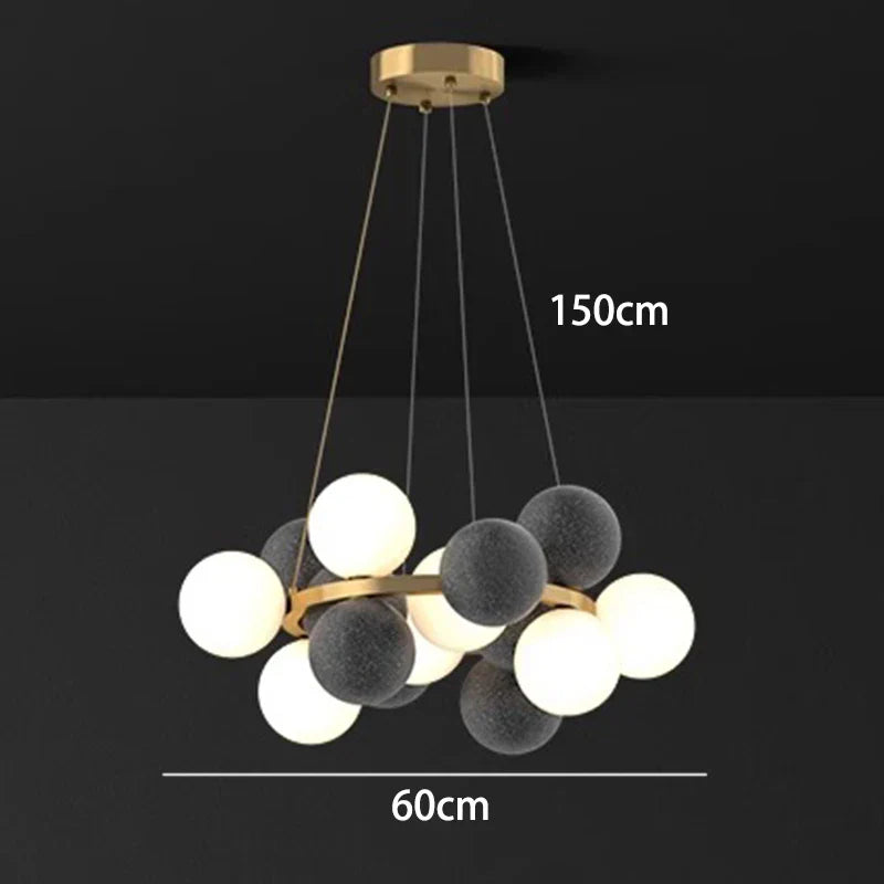 Chrome Linear LED Chandelier