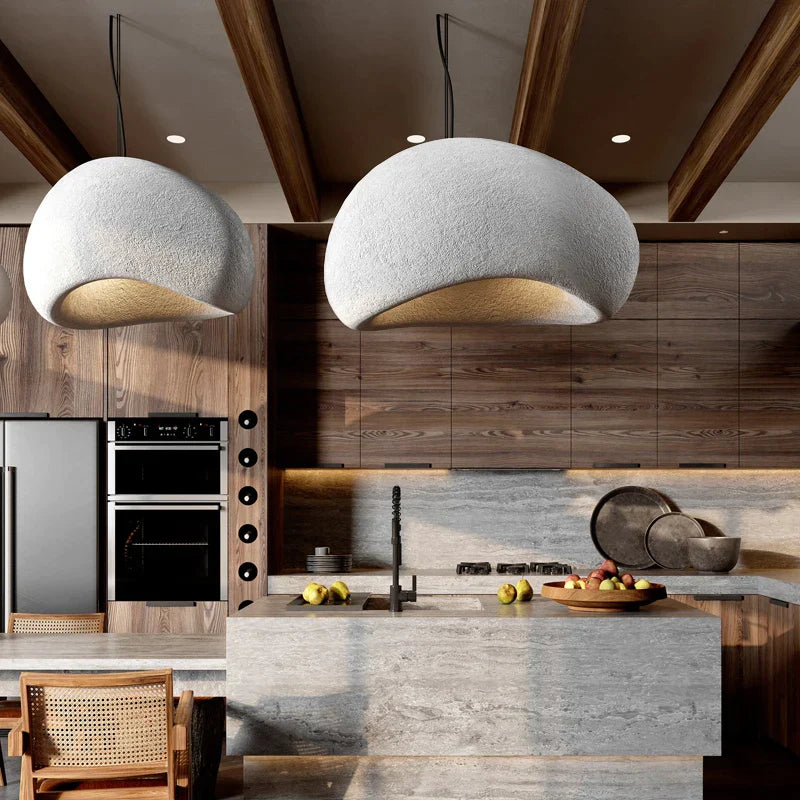 DecorBites™ Handmade Wabi Sabi LED Chandelier Modern Bedroom Lighting Pendant Lamp
