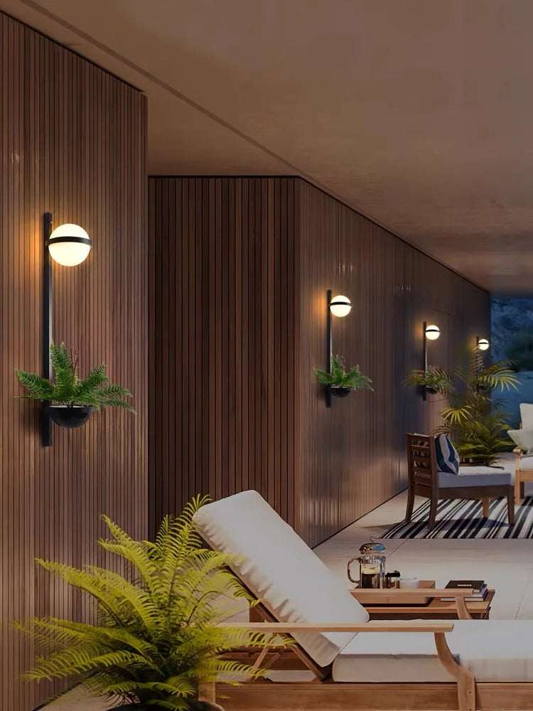 DecorBites™ LED Art Deco Plant Wall Lights - Modern Nordic Design for Home Living Room Bedroom