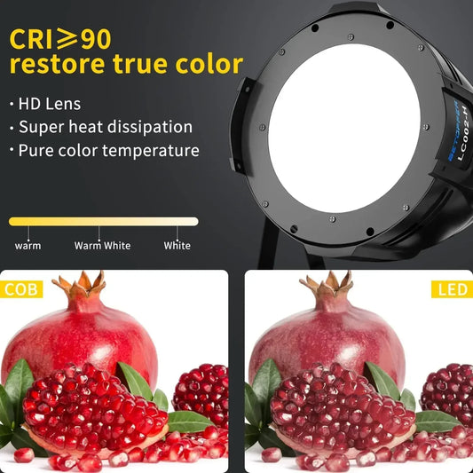 DecorBites™ Big Dipper 200W COB Stage Lighting Warm/Cold White with Sound/Auto Control - Party Light