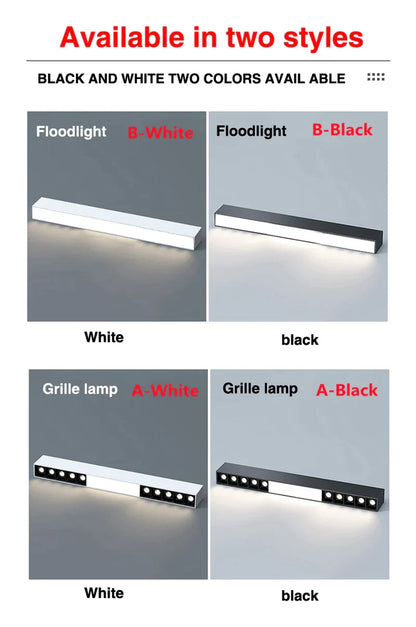 DecorBites™ LED Linear Ceiling Lamp for Living Room, Dining Room, Bedroom - Minimalist Design