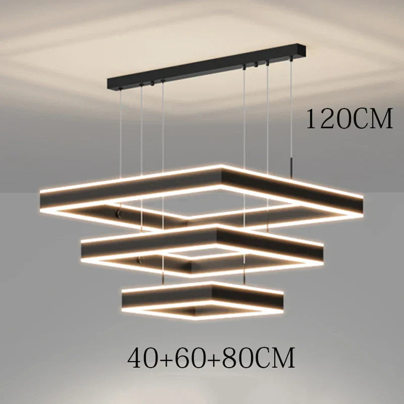 DecorBites™ LED Chandeliers Pendant Light Lamps for Living & Dining Room