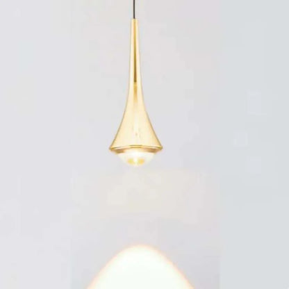 Modern Gold Adjustable Cord Pendant Light