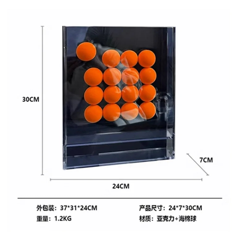 DecorBites™ Geometric Abstract Acrylic Ball Ornament in Decorative Painting Frame